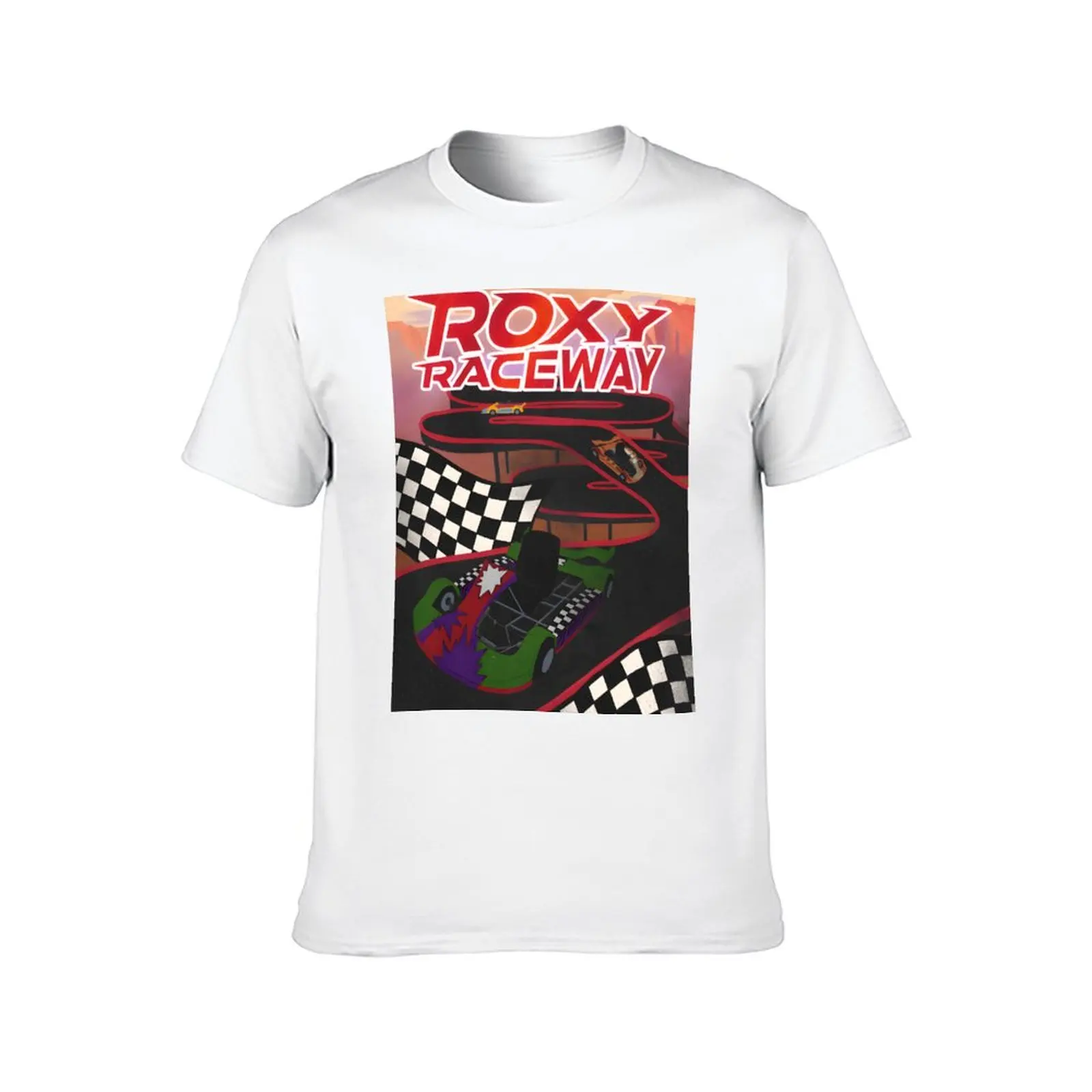 Fnaf Roxy Raceway T-Shirt blue archive croswit shirt man man clothes Personalized t-shirt men graphic t shirts