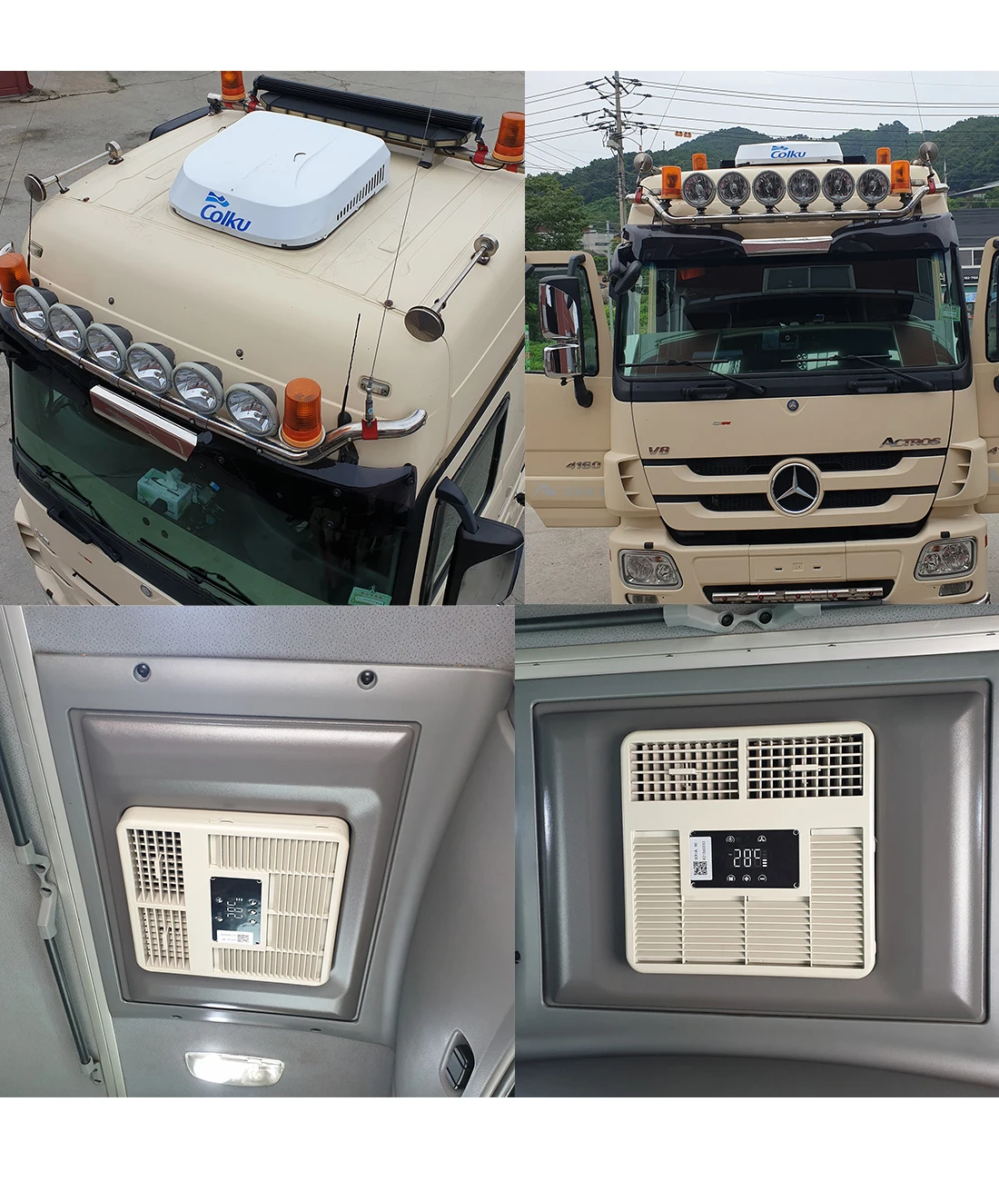

12v 24v Dc Conditioner 24v R410a Electric Rooftop Rv Camper air Conditioner Power Compressor for Truck Parking Use