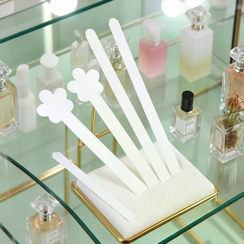 100/500 قطعة شرائط اختبار العطر المتاح الأبيض رائحة ورقة شرائط الورق أوراق اختبار الروائح العطور الزيوت الأساسية #4