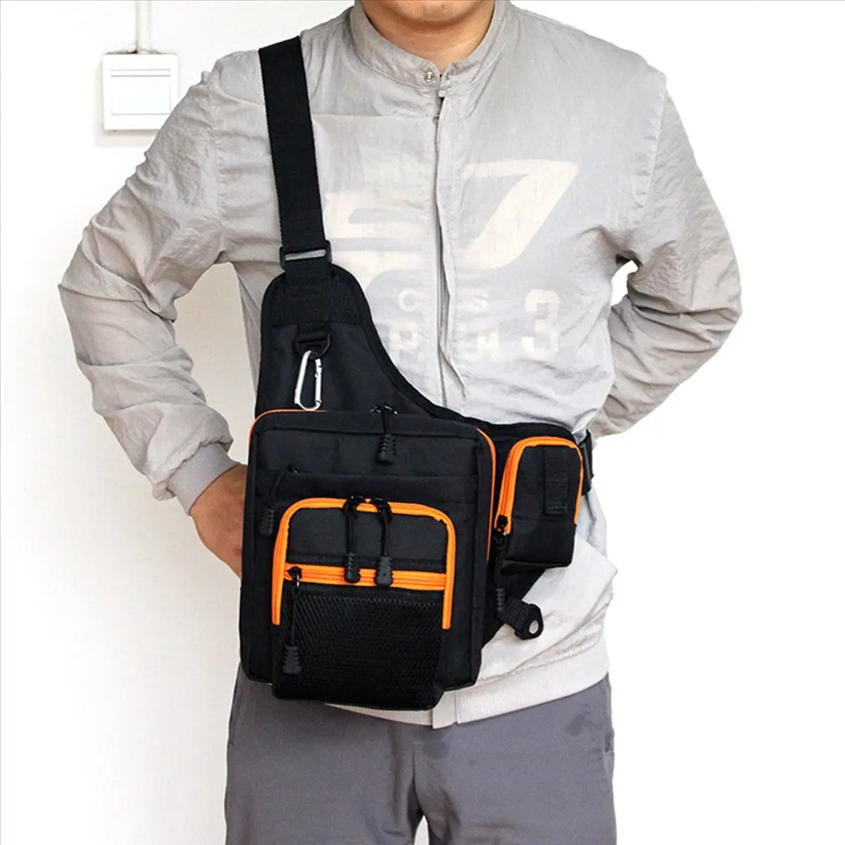 

Рыболовная сумка 2X, водонепроницаемая, для удилищ, большой вместимости, для катушек и приманок, уличная наплечная сумка, черная