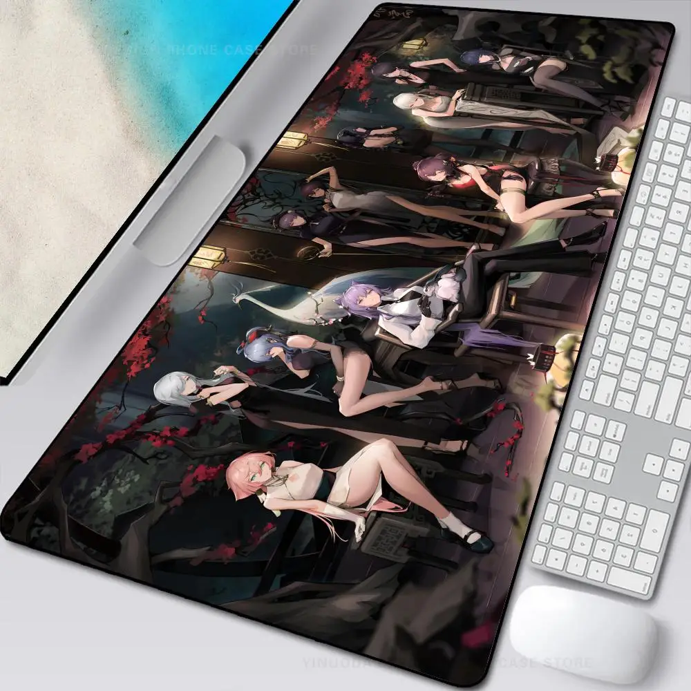 

Anime Genshin Impact Mousepad Mouse Mat Desk Mat with Pad Gaming Accessories Prime Gaming XXL Keyboard Pad Stitch Padding Mat