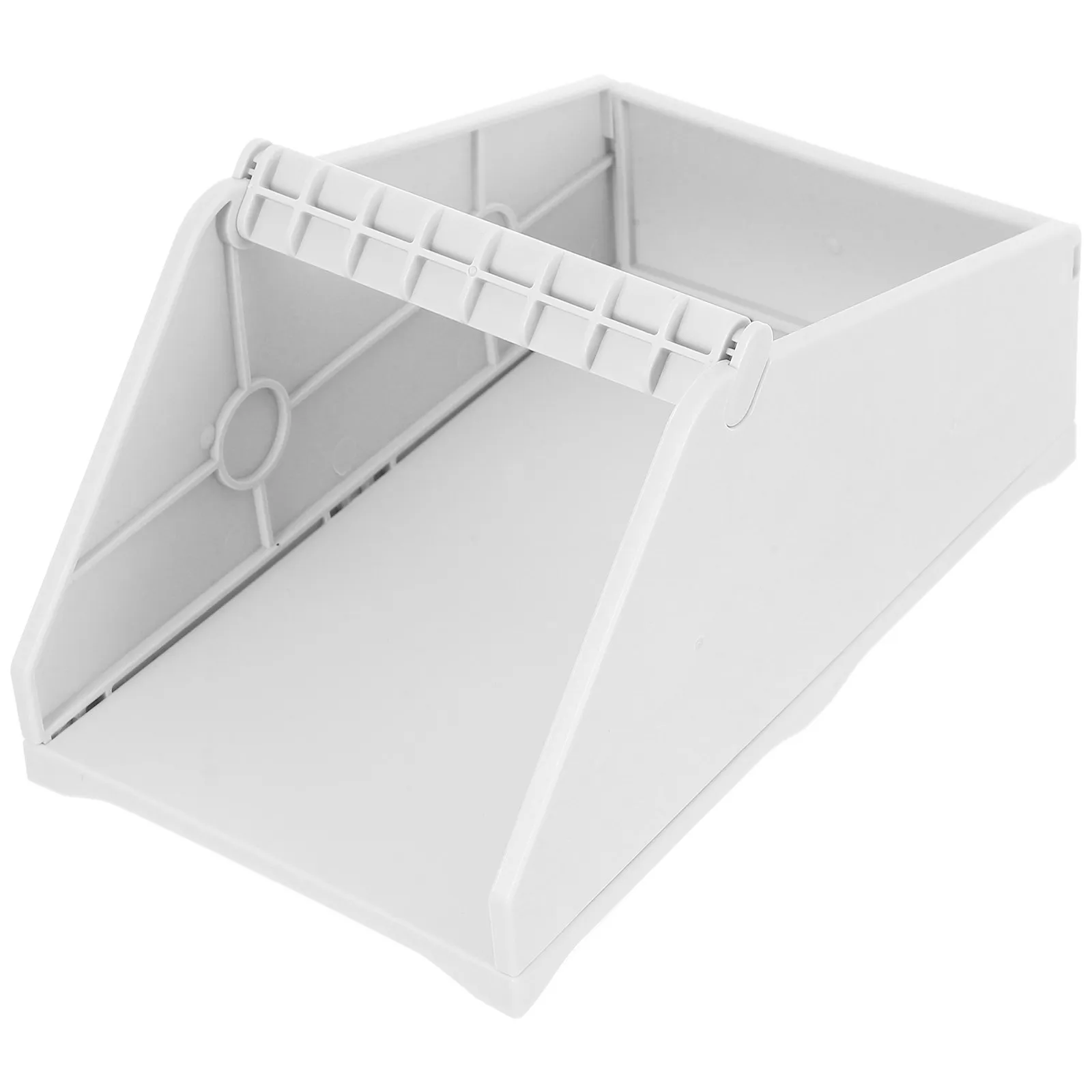 Desktop Thermal Printer Holder Label Paper Organizer Plastic Shipping Label Stand Space Saving Stable Placement Office Business