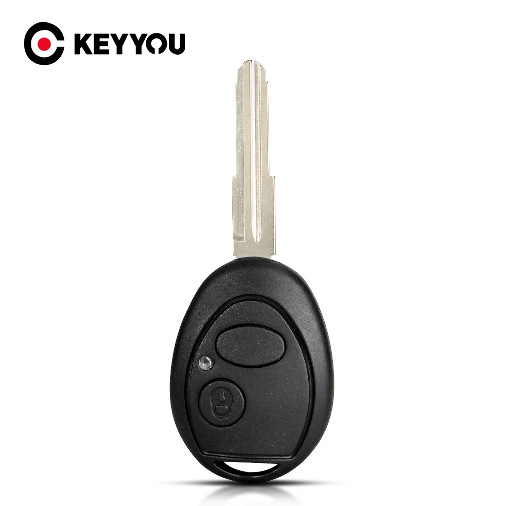 KEYYOU For MG BMW Mini Cooper R53 R50 S for Land Rover 75 Z3 Z4 X3 X5 e46 e39 e36 e34 2 Buttons New Replacement Car Key