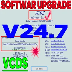 UPDATE SOFTWARE VAG-COM  OBD2 Scanner HEX V2 USB Interface FOR VW AUDI Skoda Seat Unlimited VINs Atmega162 Multilingual VCDS