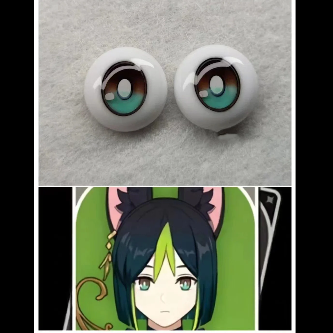 Eyeball Doll Eyes Resin Anime Eyes 6/8/10/12/14/16/18/20/22/24mm DIY Handmade Doll Accessories Eyeball Plaster Eyes