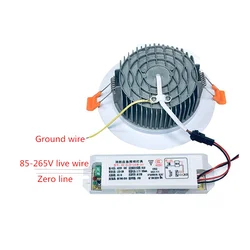 Ac85-265v 3-24w lampada a tubo di luce di emergenza batteria di emergenza sostituibile staccabile batteria al litio di grande capacità 18650