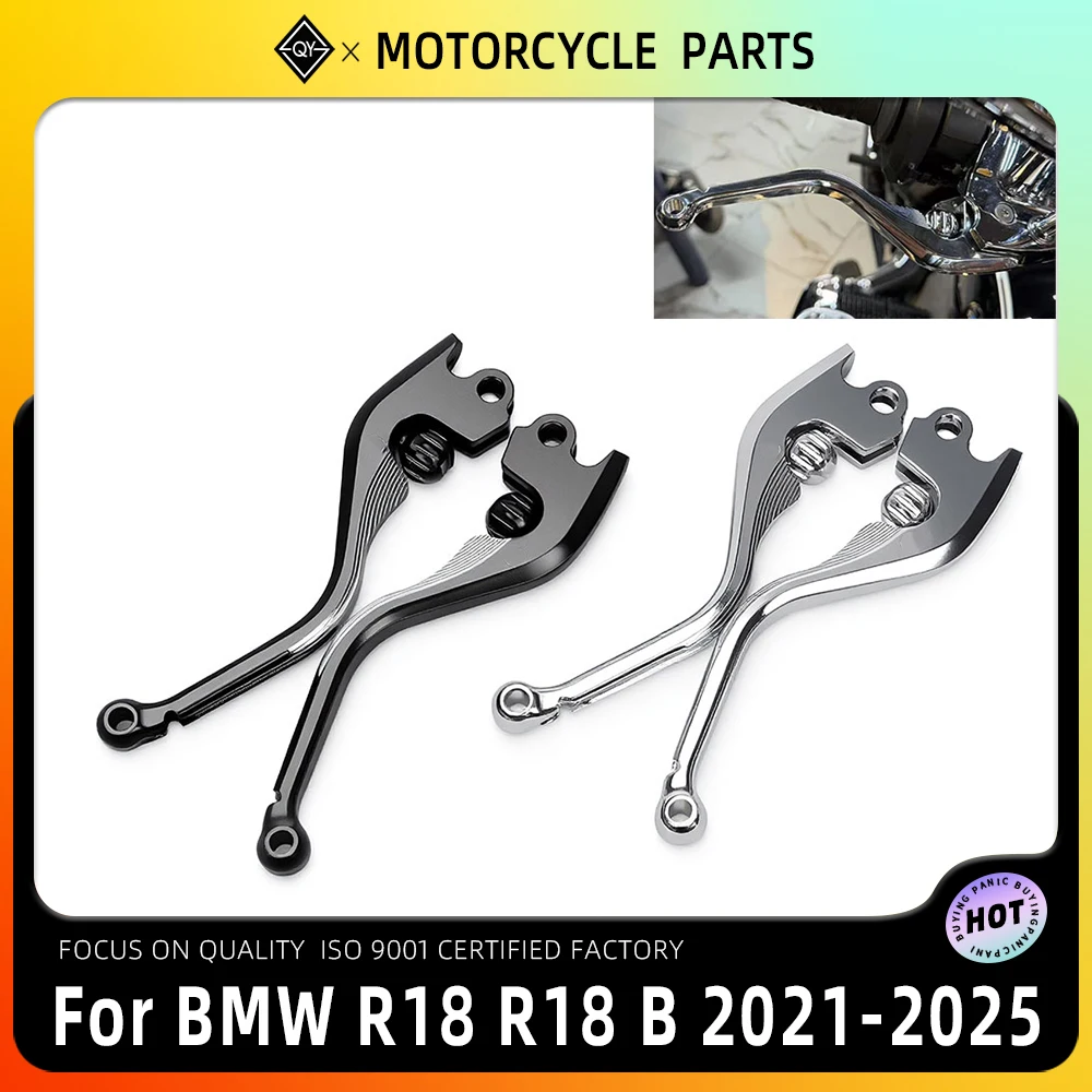 

Motorcycle Adjustable Brake Clutch Lever Hand Control Kit For BMW R18 Classic 100 Years R18B /Roctane/Transcontinental 2020-2025