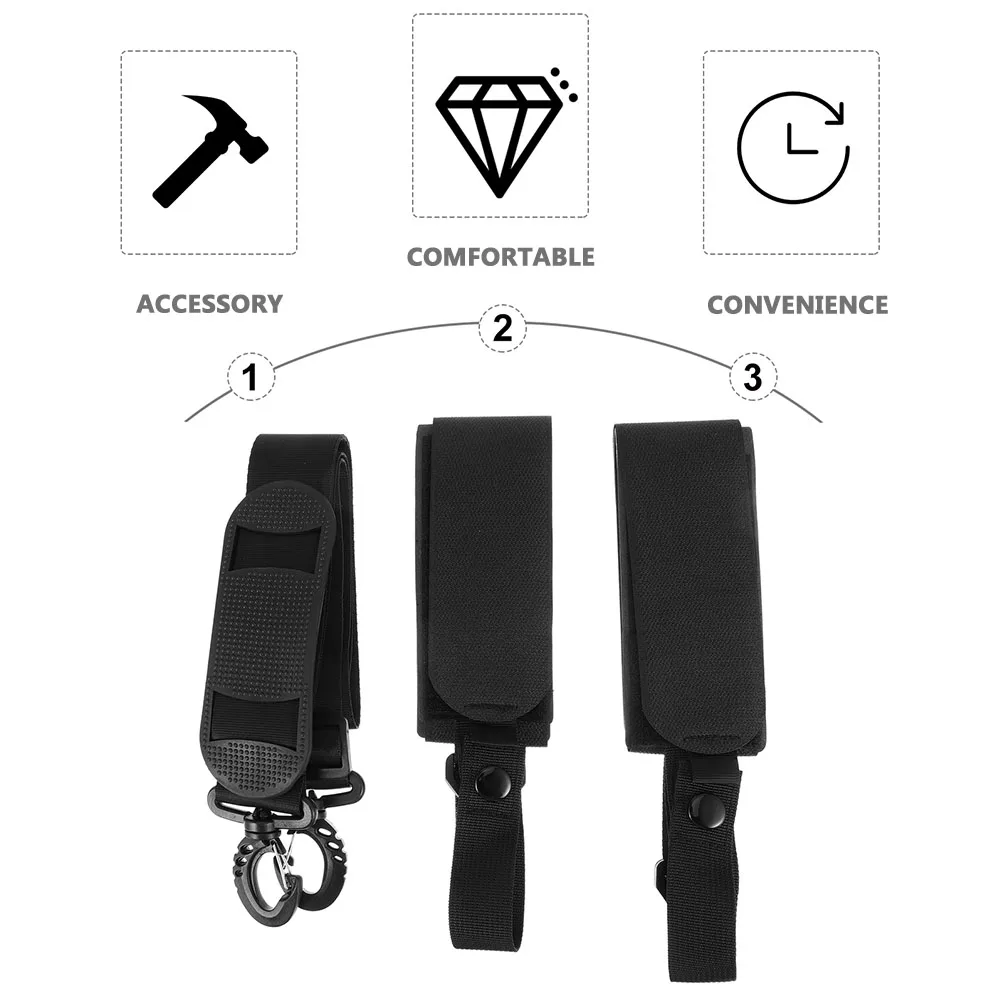 

Ski Straps Adjustable Snowboard Carrier Comfortable Shoulder Padding Black Nylon for Teens Adults Storage Carry Ski Board
