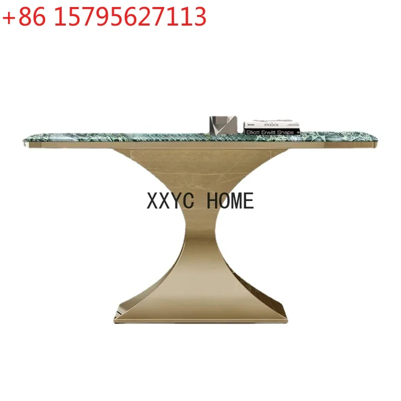 

New Mild Luxury Marble Luxury Stone Console Tables Console