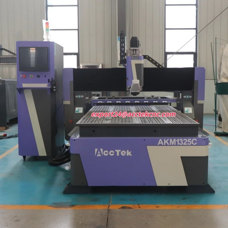 2026 Hot Sale ATC 1325 Woodworking Machinery Automatic Cabinet Wood Cnc Router Machine With 1300*2500mm Size Vacuum Table