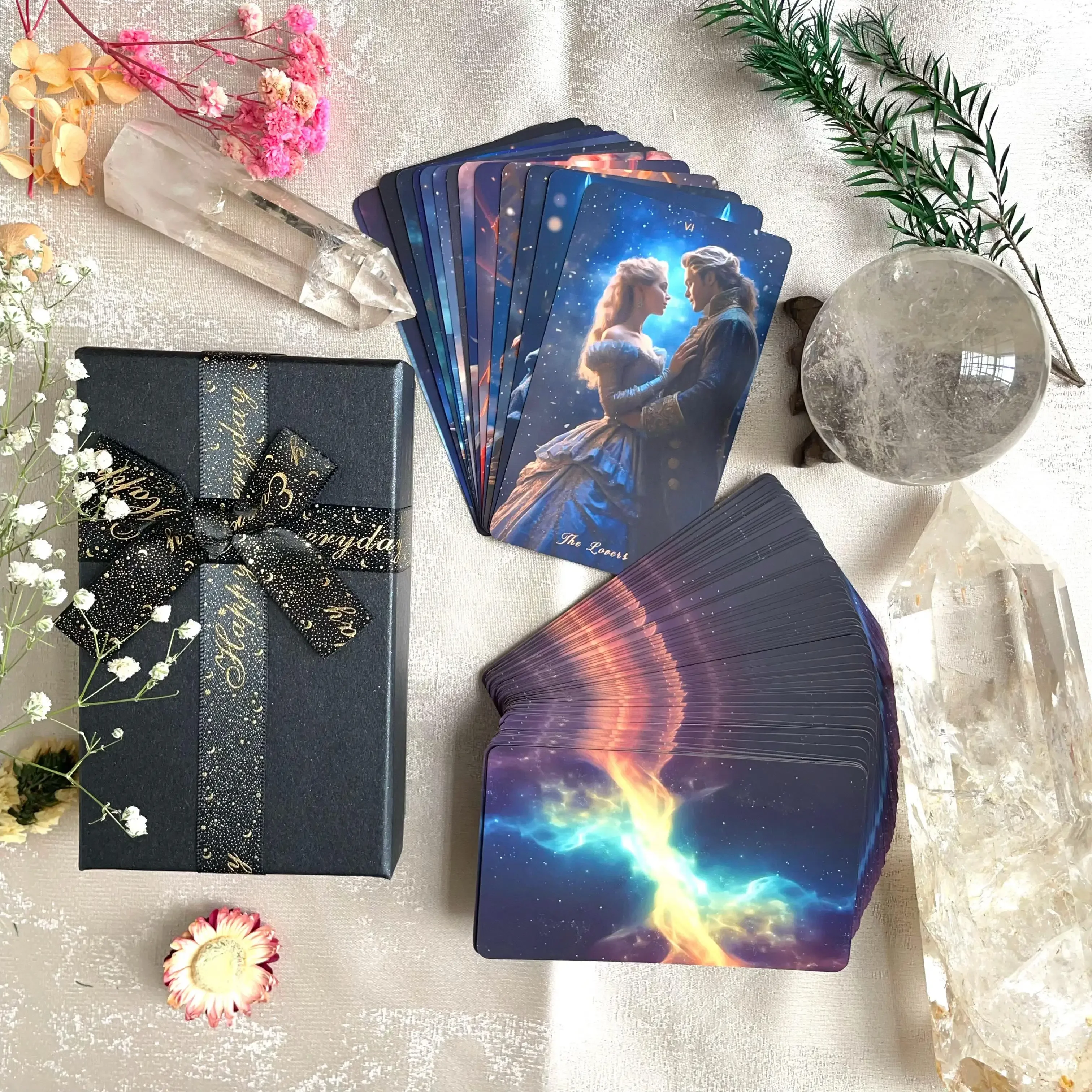 Aestheticism Original Card Genuine Collection Occult Oracle Astrologers Star Realm Tarot Cards Deck Exquisite Set 12x7 Spanish