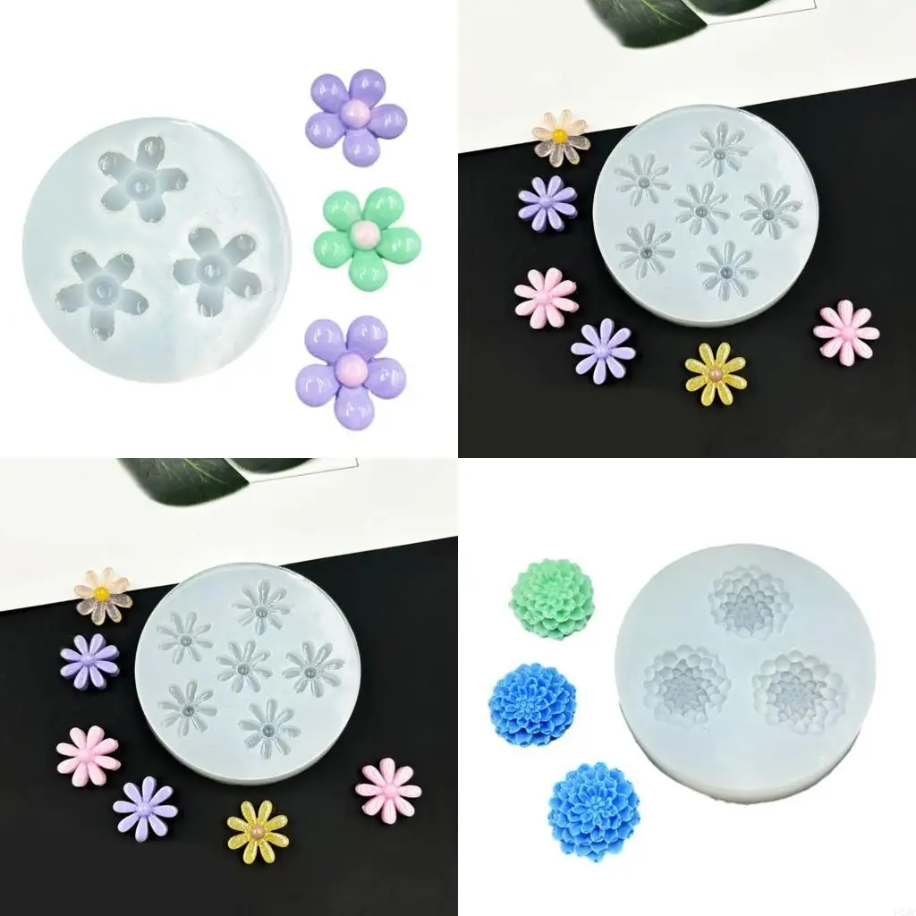 

Высококачественная силиконовая ремесленная форма с 6 цветочными конструкциями точный размер