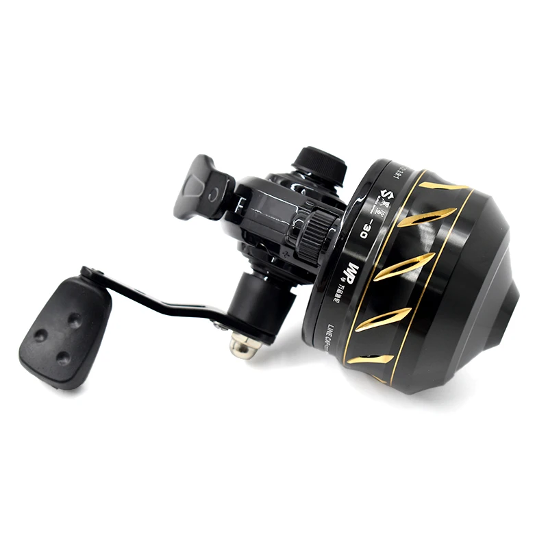 อุปกรณ์เสริมรอกตกปลาสำหรับกิจกรรมกลางแจ้ง อัตราทด 3.9:1, ฝาครอบด้านหน้าทำจากอลูมิเนียมอัลลอยด์ CNC, วงแหวนนำสายเซรามิก, รอกตกปลาเกียร์โลหะเต็มรูปแบบ