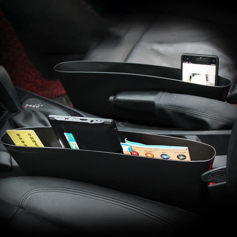 

Car Seat Storage Box Gap Filler Organizer Pocket Durable Material Suitable Most Automotive Easy Clean Accessories