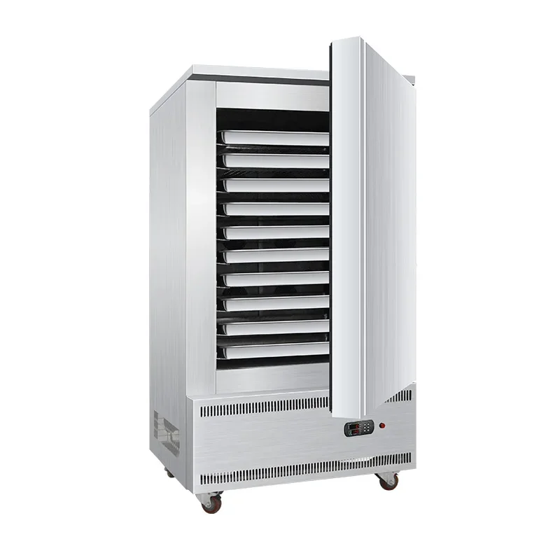 

-45℃/ -40°F Cake Blast Freezer Commercial Fish Quick Blast Freezer Price 10 Trays/Plug-in tray 880*850*1920mm
