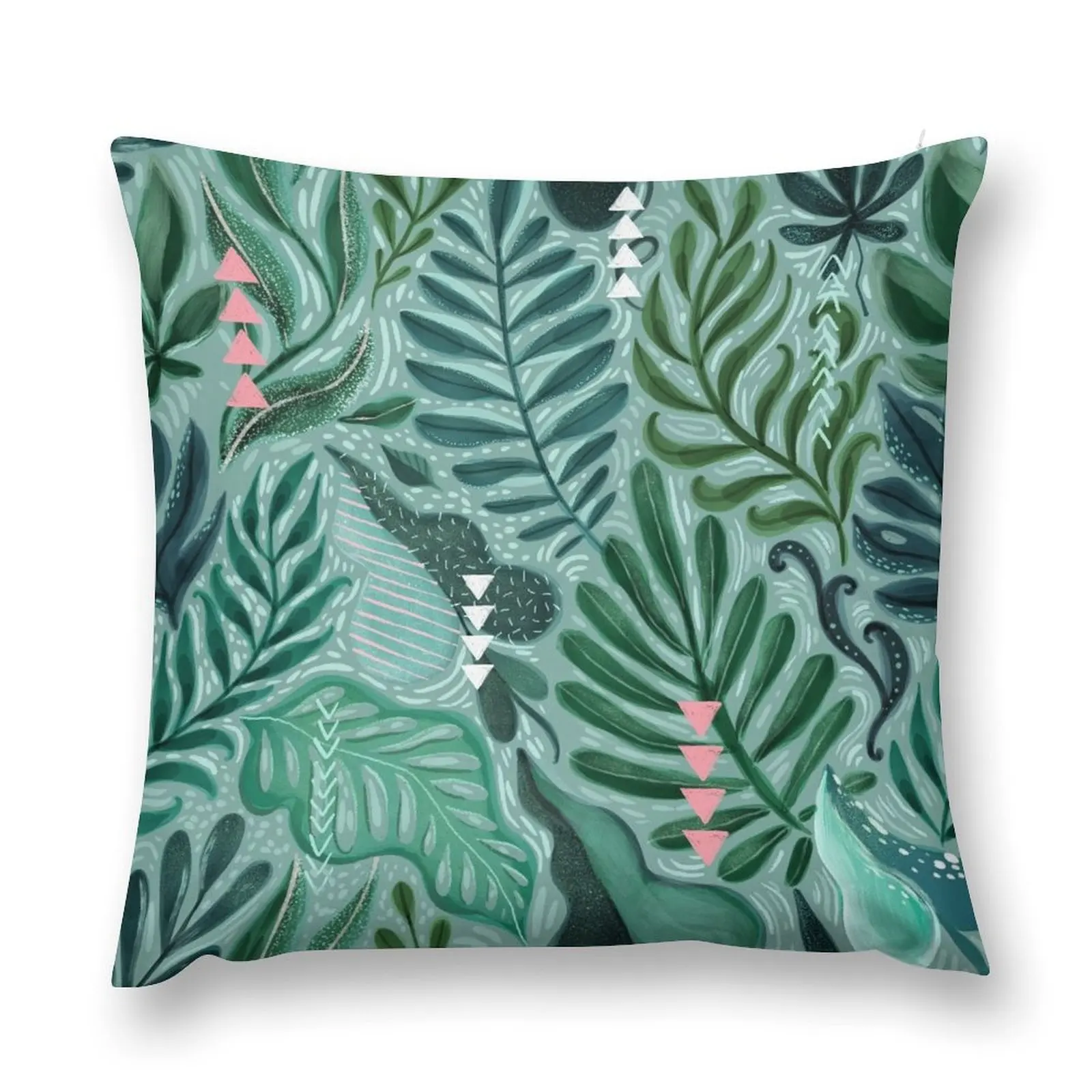 

Tropical leaves Throw Pillow home decor items luxury sofa pillows pillow