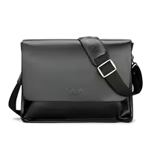 Black horizontal large bag