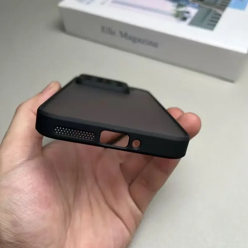 حافظة عصرية ذات ألوان متباينة ملمس جلدي لهاتف Xiaomi 17 15 14 T Pro حافظة واقية من الأكريليك الشفاف الناعم المقاوم للصدمات