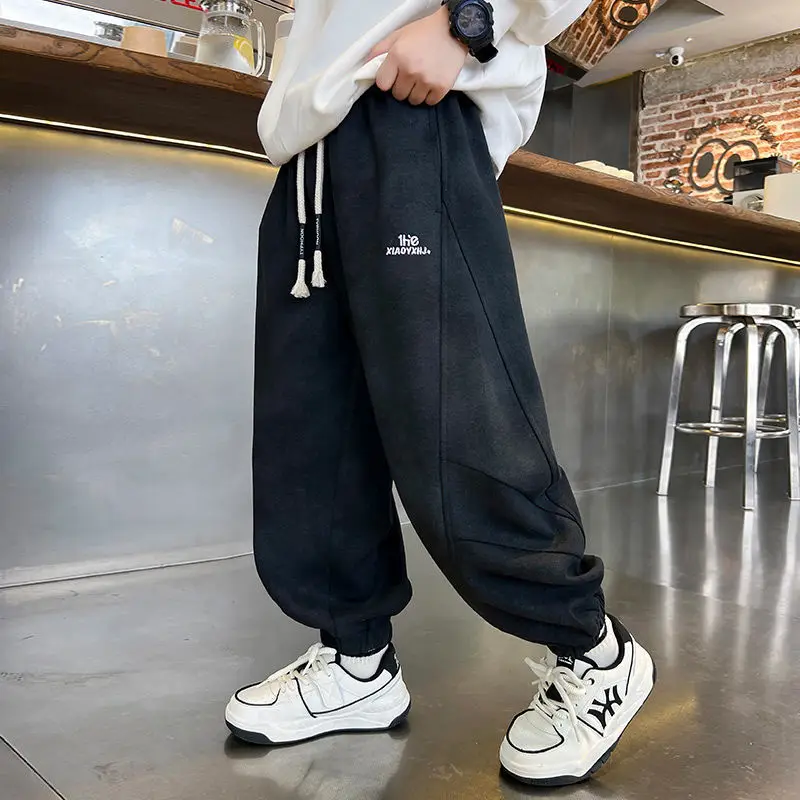Boys Joggers New Spring Autumn Kids Jogger Pants Casual Sport Sweaterpants Children Outfit Trendy Boys Joggers Fashion Outfit