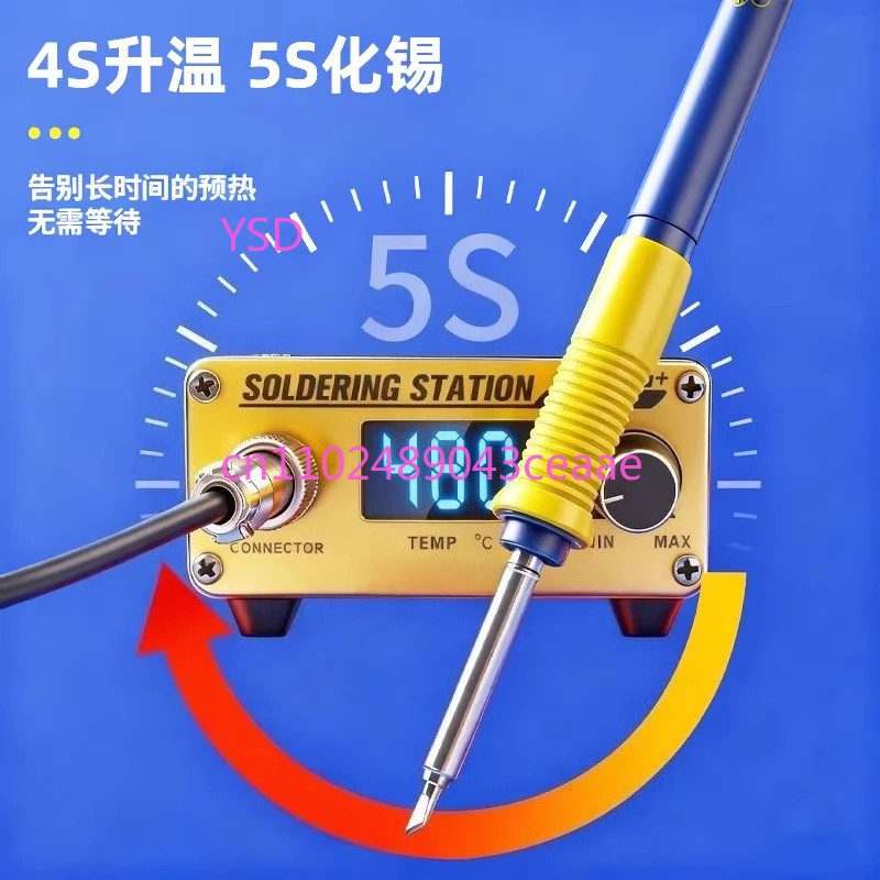 T12ProElectric Soldering Iron Portable Intelligent Constant Temperature Digital Display Welding Tool For Device Maintenance Work