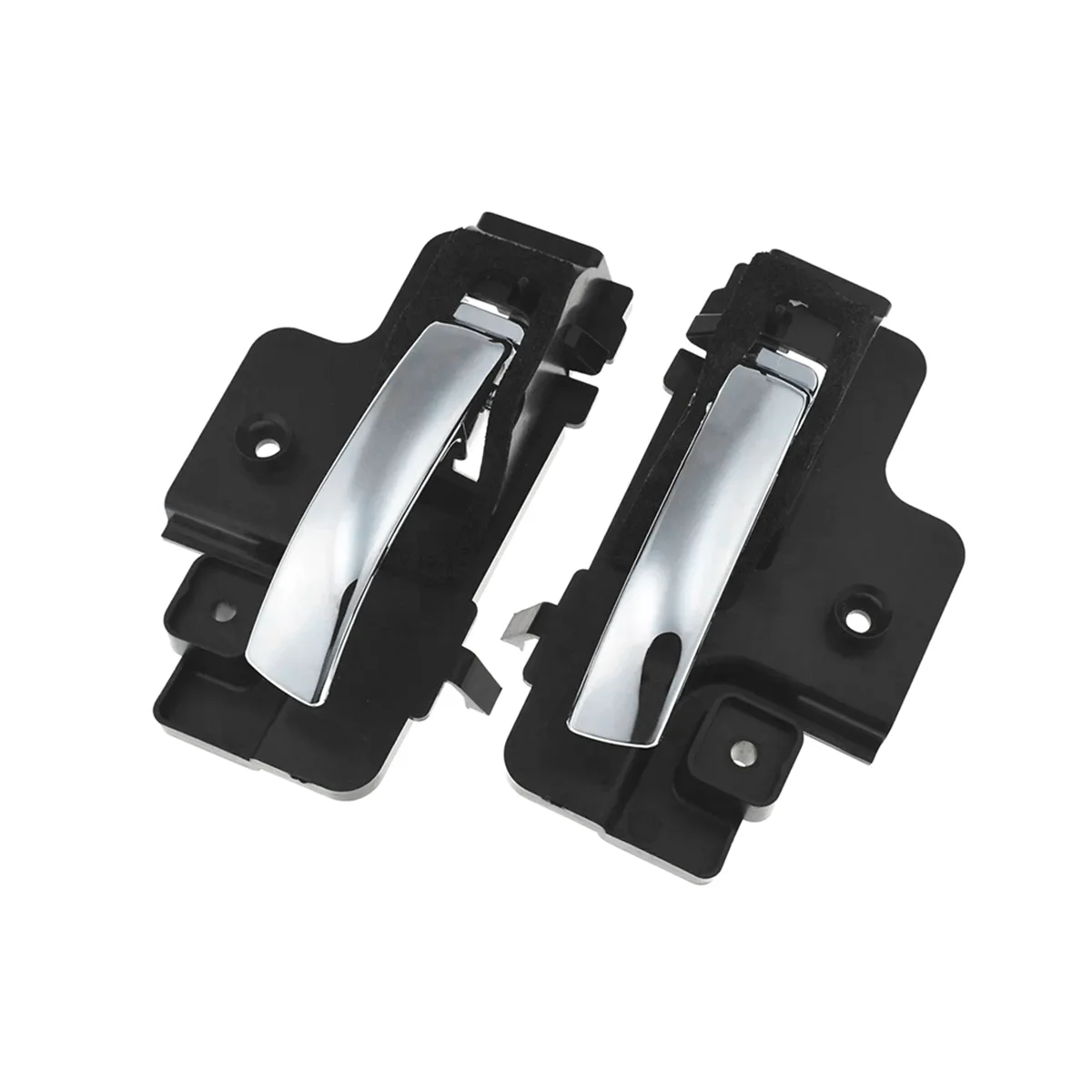 Manija interior de puerta de coche cromada compatible con Jeep Comp Patriot 2007-2010 Dodge Caliber 2007-2012 1DC19SZ0AB 1DC18SZ0AB