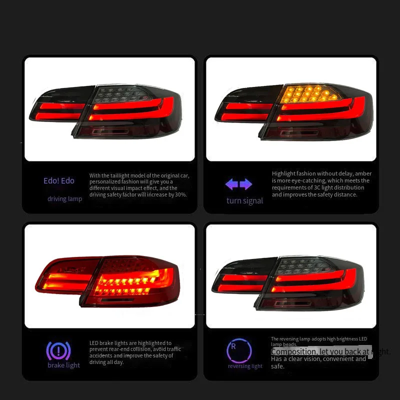 Suitable for BMW 3 Series E92 E93 Tail Light Assembly Turn Daylight Lamp M3 Modification LED Tail Light