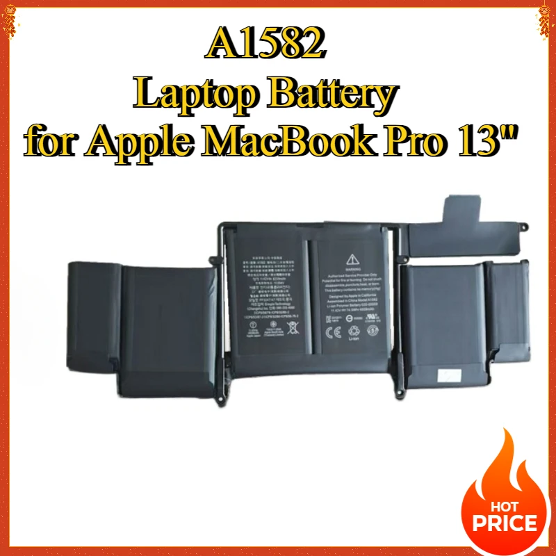 

NEW A1582 Laptop Battery for Apple MacBook Pro 13" Retina A1502 Early 2015