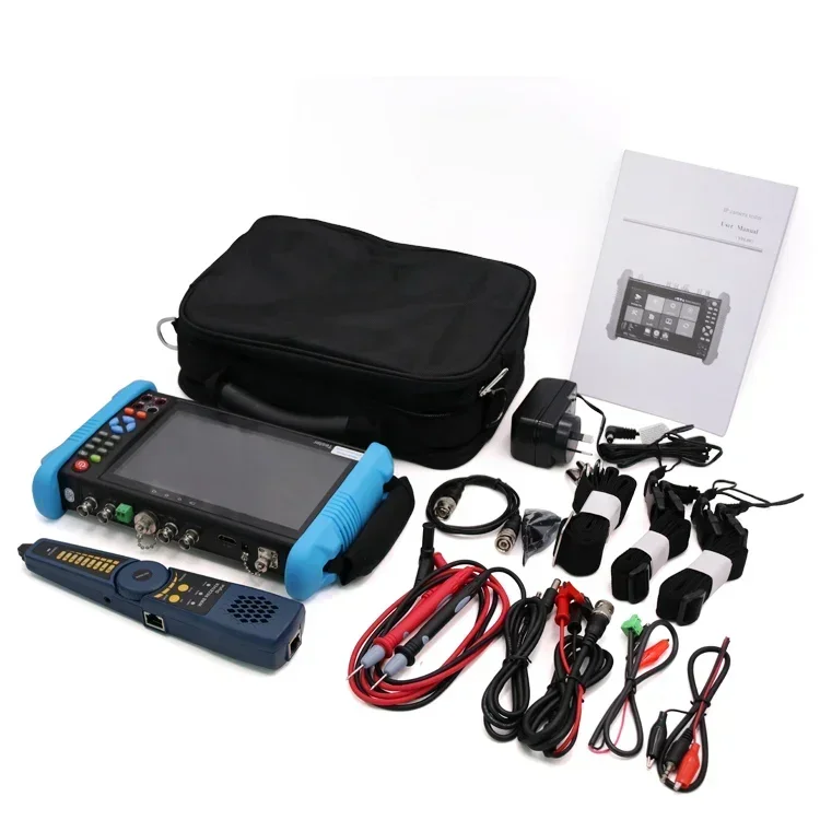 Hot multi-function H.265 7 inch IPS touch  Full 4K hd ipc camera cctv tester IPC9800 plus