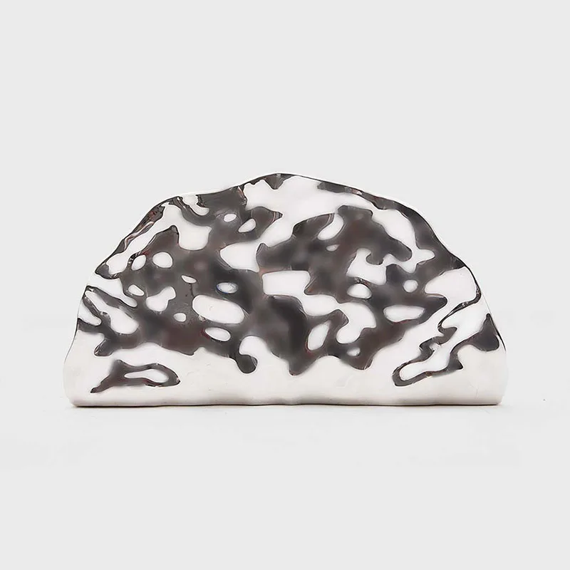 

Новый акриловый клатч в форме ракушки, золотой женский вечерний милый металлический блестящий кошелек, оптовая продажа, клатч