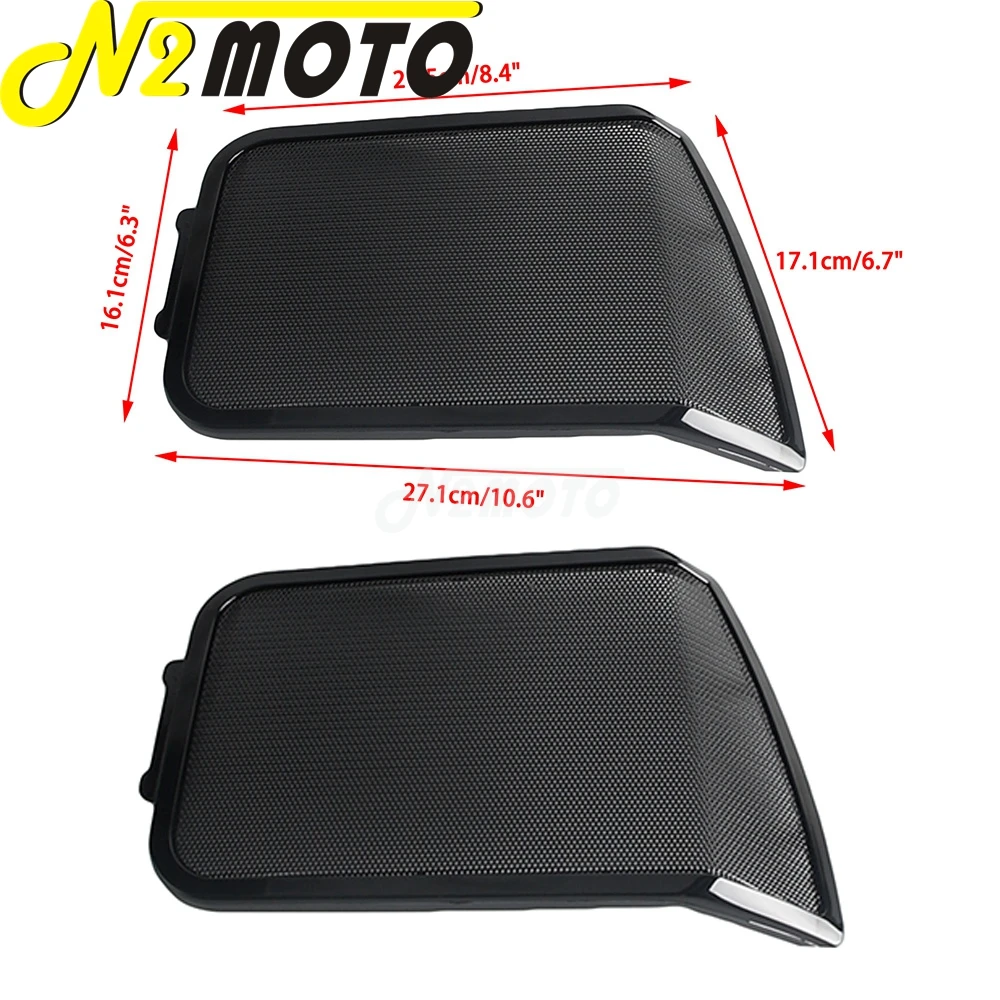Mesh Speaker Grills Cover 6"x9" Saddlebag For Harley Touring Electra Street Road Glide Road King CVO FLHX FLTR FLHR FLHT 1994-13