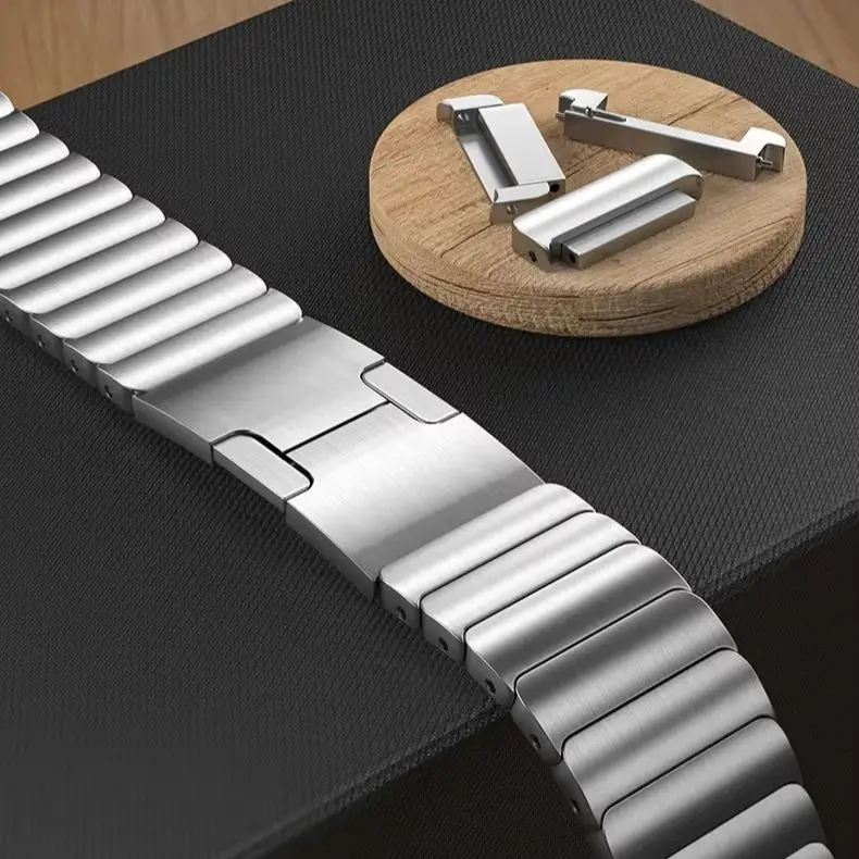 Amazfit T-Rex 3スマートウォッチ用高級メタルブレスレット、Huami Amazfit T rex 3ウォッチバンド用クイックフィットステンレススチールストラップ