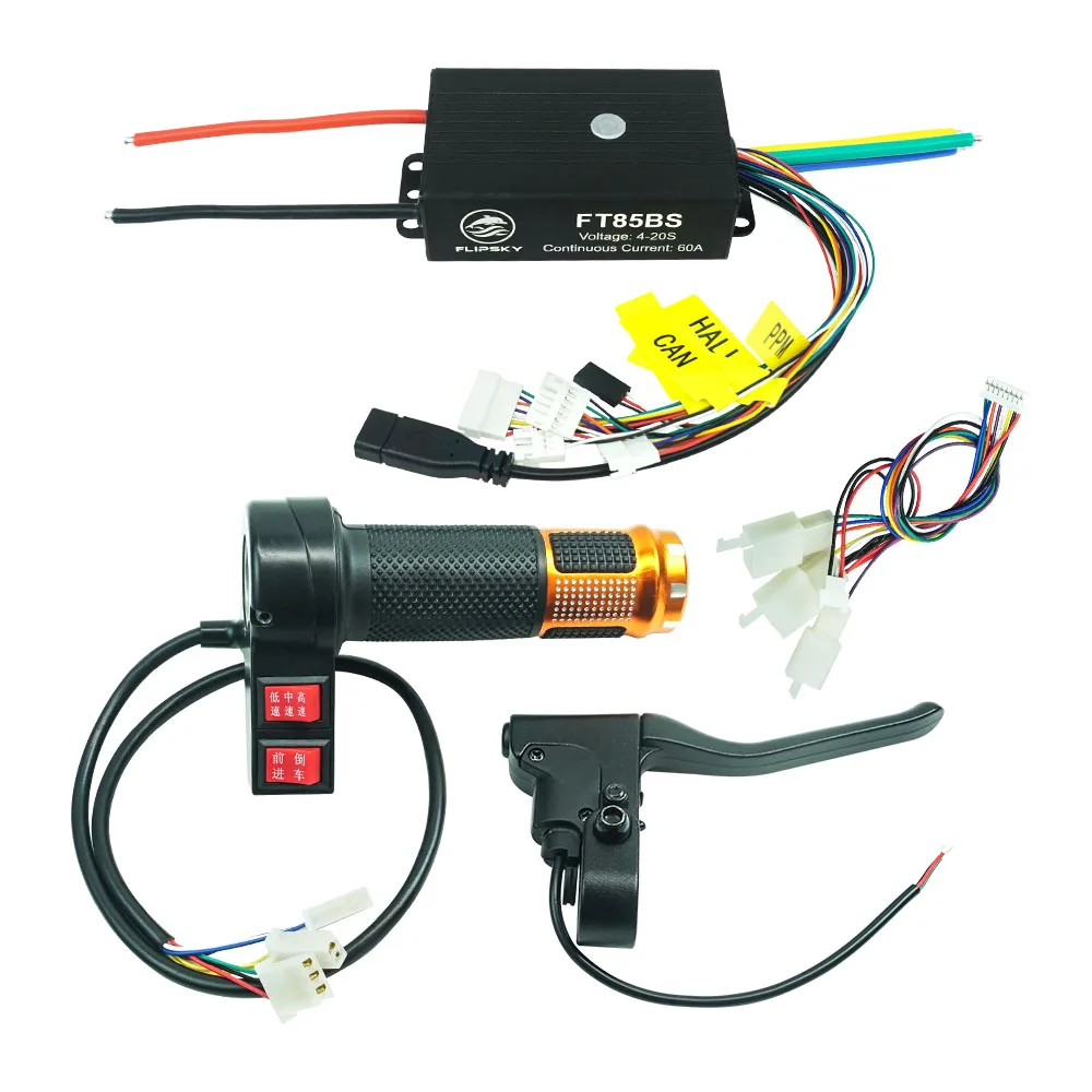 flipsky-ft85bs-4-20s-60a-non-vesc-programmable-via-l'outil-flipsky-esc-pour-skateboard-electrique-et-moto