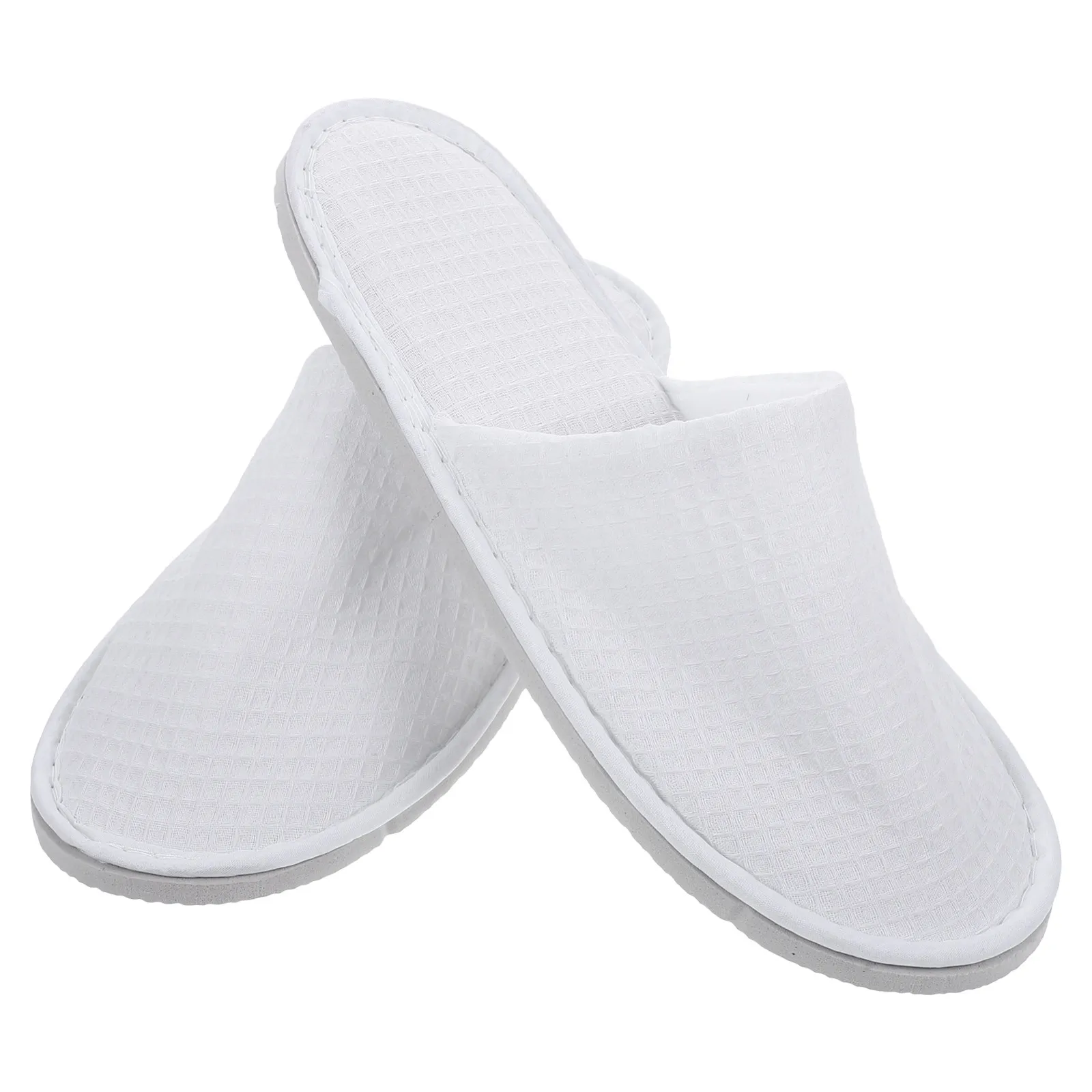 

2 пары одноразовых тапочек премиум-класса: комфортные, легкие, дышащие, для отелей, путешествий, салонов, домашнего использования, нескользящие.