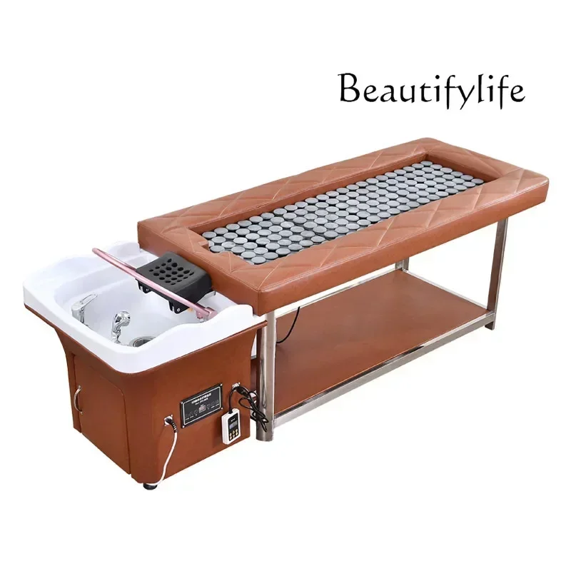 

FG10Moxibustion head treatment bed SPA fumigation water circulation head care treatment meridian dredging shampoo