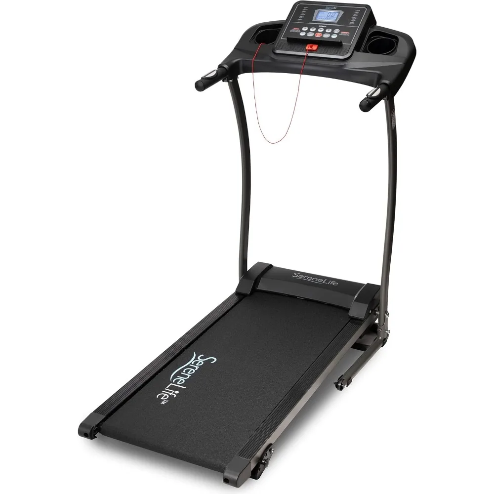 

admill - Foldable Home Fitness Equipment with LCD for Walking & Running - Cardio Exercise Machine - Preset and Adjust