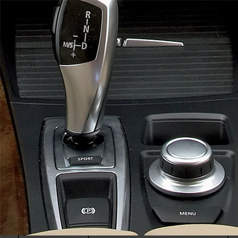 

Car Center Control Gear Shift Panel Gear Shift Trim Frame 51166954947 For BMW X5 E70 X6 E71 E72 Carbon Fiber