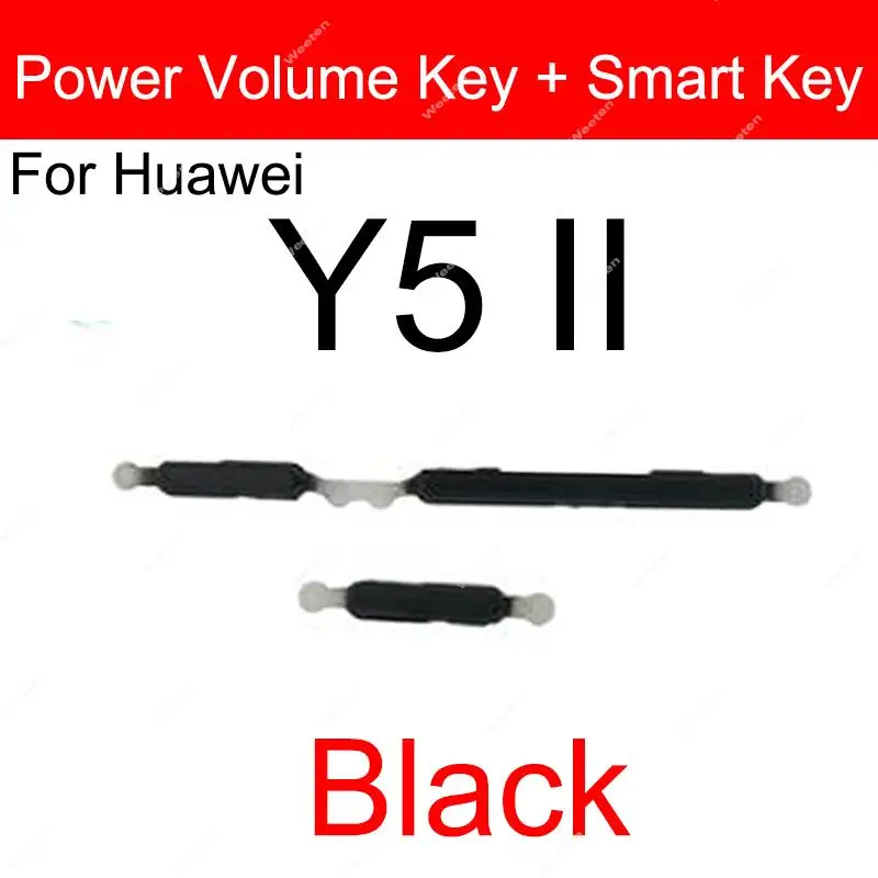 Power Volume Buttons For Huawei Y5 II Y5-2 CUN-L22,L33,CUN-U29 On OFF Power Volume Up Down Sound Switch Keys Parts