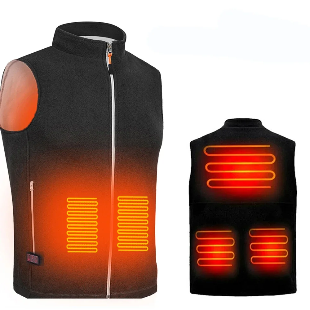 

2025 женский жилет с подогревом, куртка с подогревом, одежда с подогревом, 5 зон, куртка с быстрым нагревом, USB-жилет с подогревом, женская термоодежда