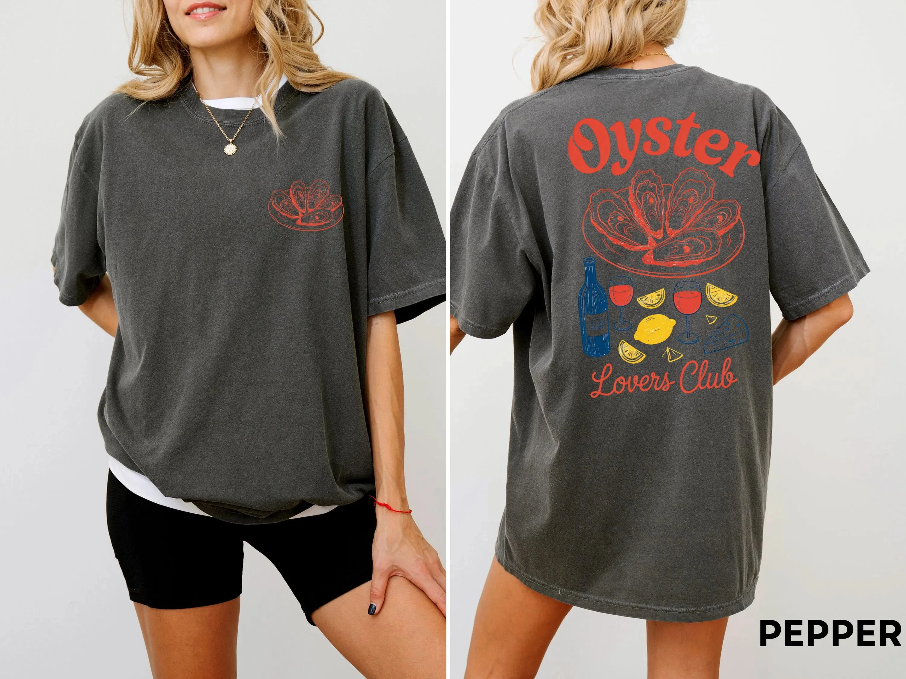 

Женская футболка больших размеров в стиле ретро с рисунком морепродуктов, хлопковая дышащая модная и универсальная уличная одежда унисекс большого размера