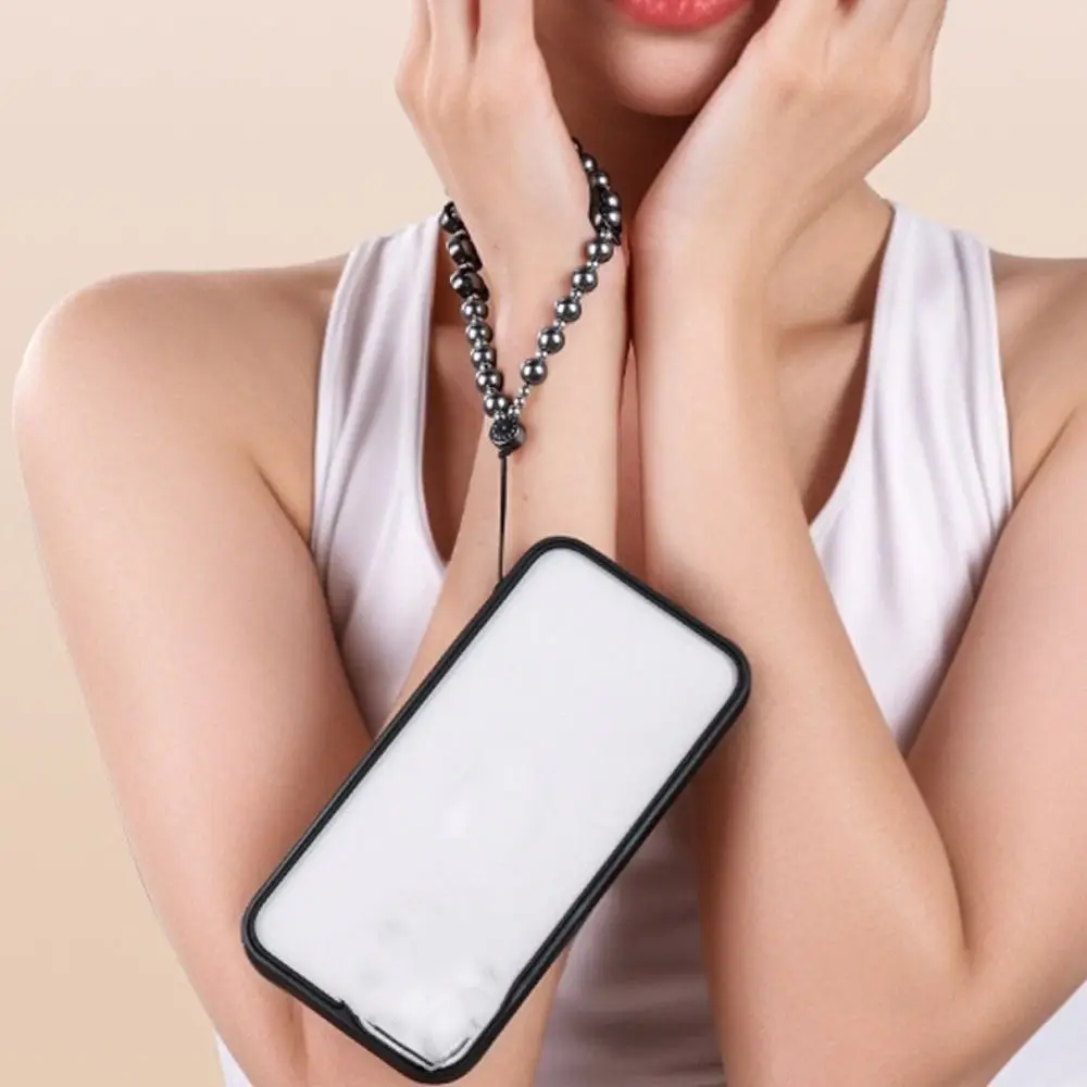 

Ремешок для телефона «кошачий глаз» из бисера, жемчужная цепочка для телефона ручной работы с бисером, ремень с защитой от потери, красочные подвески для мобильного телефона, аксессуары для телефонов