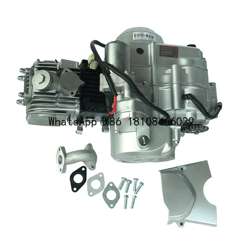 New 110cc 4-Stroke CDI Ignition Automatic Off-Road Wave Engine Assembly for Motorcycles Used ATV with Electric Start