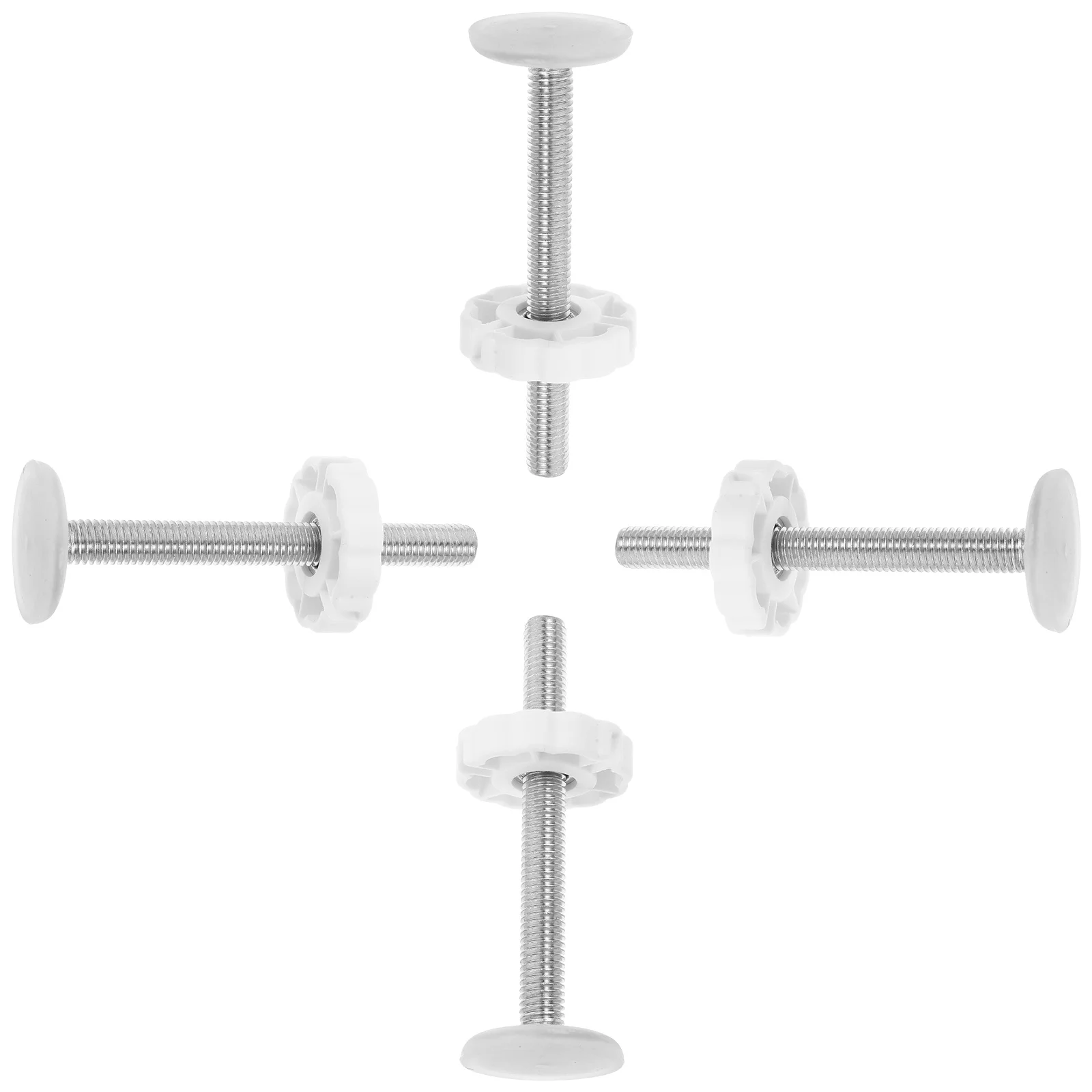 4pcs Baby Hardware Kit M8 Threaded Spindle Rods For Pressure Mounted Safety Gate Extra Long Replacement Parts Childproofing