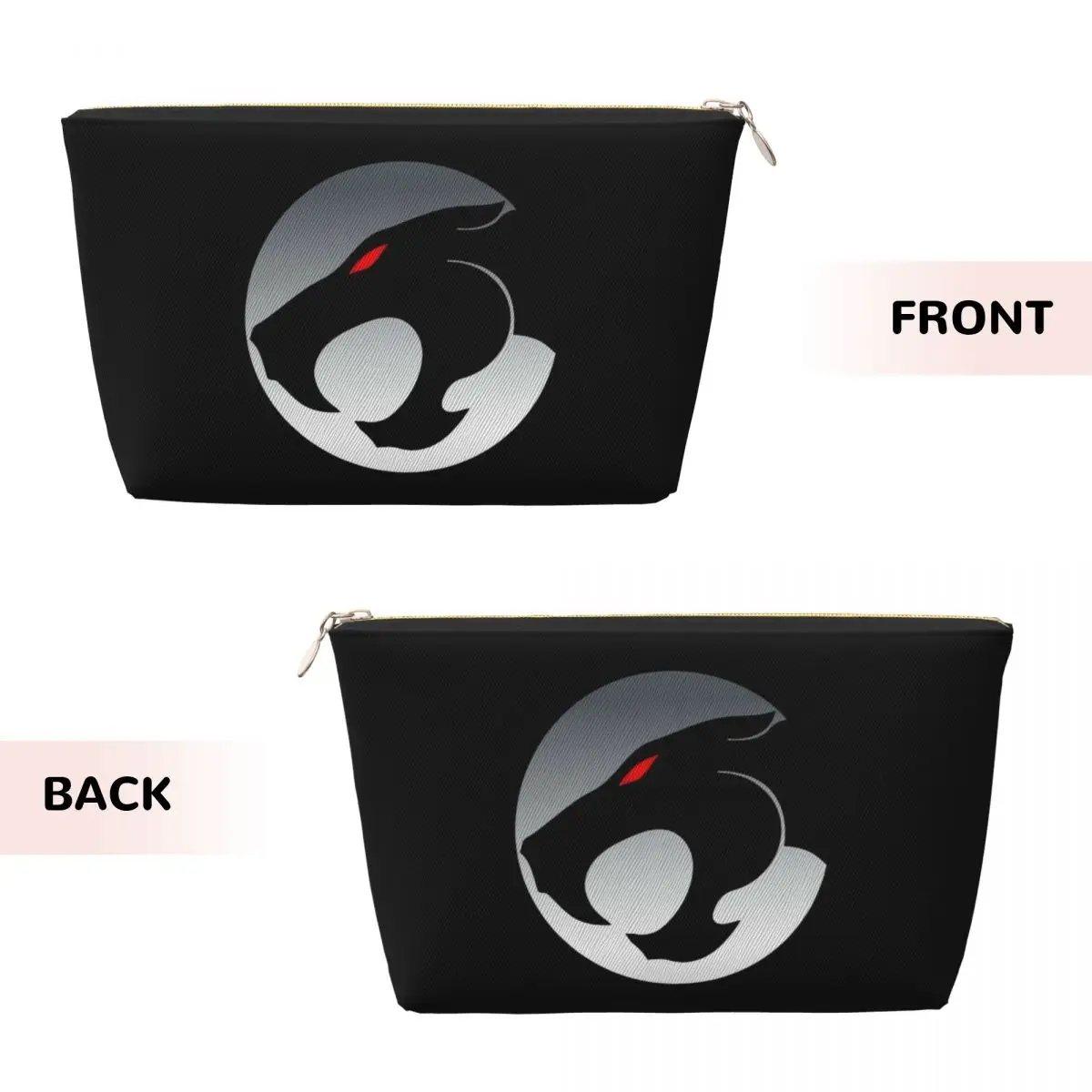 Custom Cartoon Anime Thundercats Logo Toiletry Bag Women Cosmetic Makeup Organizer Lady Beauty Storage Dopp Kit Case