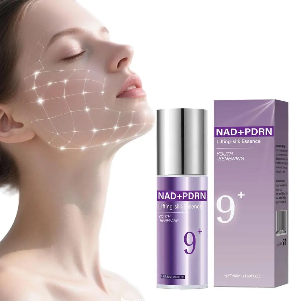 

Нет. 9+ NAD+ Bio Lifting Essence 50 мл Пептидная лифтинг-sil NAD + Антивозрастная формула Fade Fine Lines Уход за кожей Усиливает укрепляет сыворотку