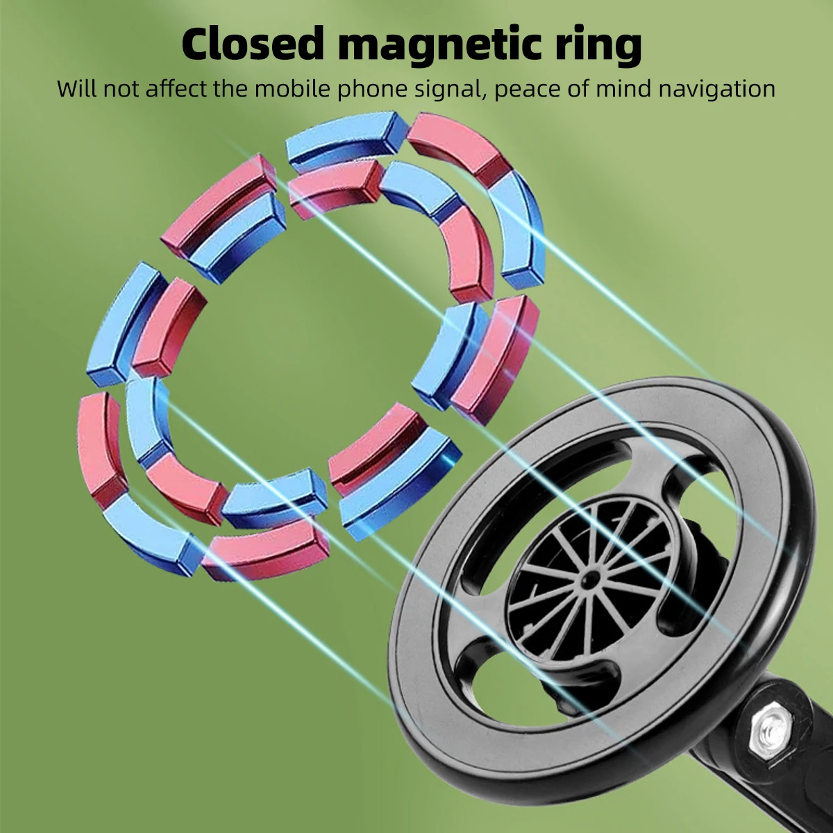 For Magsafe Foldable Universal 360 Rotation Magnetic Car Mount For Navigation Magnetic Car Phone Holder Mobile Phone Stand Rack