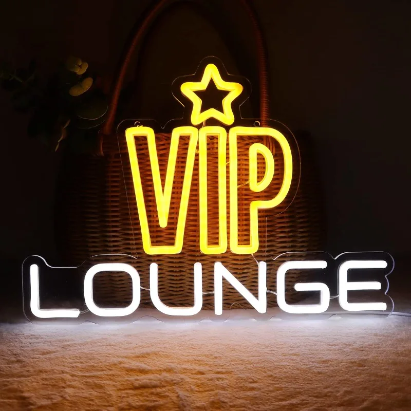 

VIP Lounge Neon Decoration Bedroom Neon LED Business Signs for Nightclubs Bars Hotel Nail Salons Massage Wall Decor Room Decor