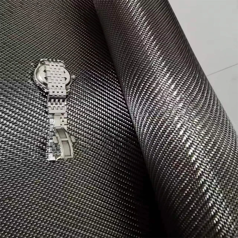 

Kafu3k Silver Double-Line Filigree Twill Carbon Fiber Decorative Cloth for Car Motorcycle Modified Helmet Wrapping