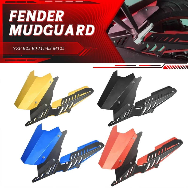 

FOR YAMAHA R25 R3 MT-03 MT-25 2013 2014 2015 2016 2017 2018 2019 2020 Mudguard Rear Fender Splash Mud Guard Protector MT03 MT25