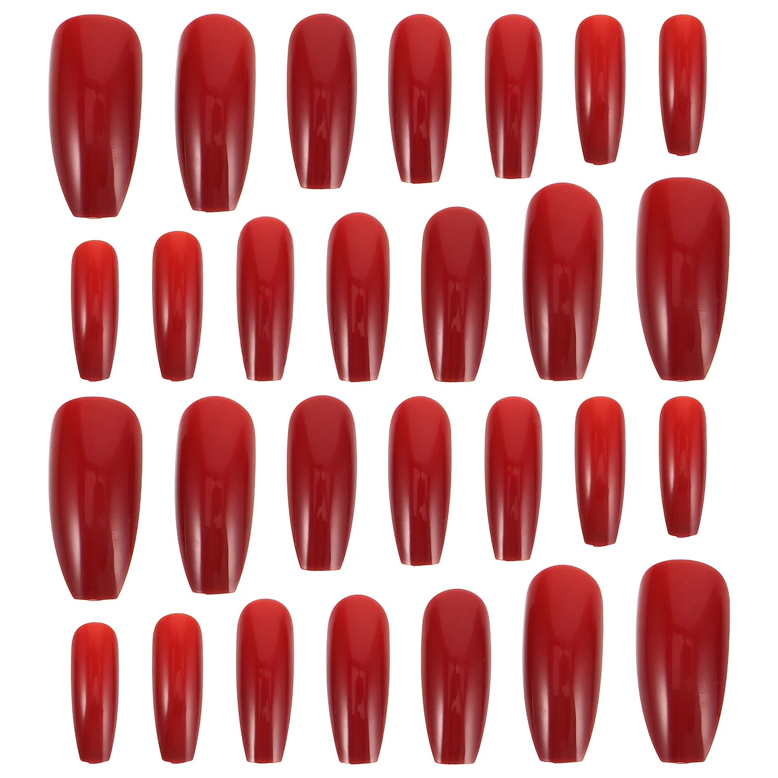 

1Set Replaceable Press on Nail Tips Solid Color Design Easy Application Longlasting Durability Party Wedding Daily Life