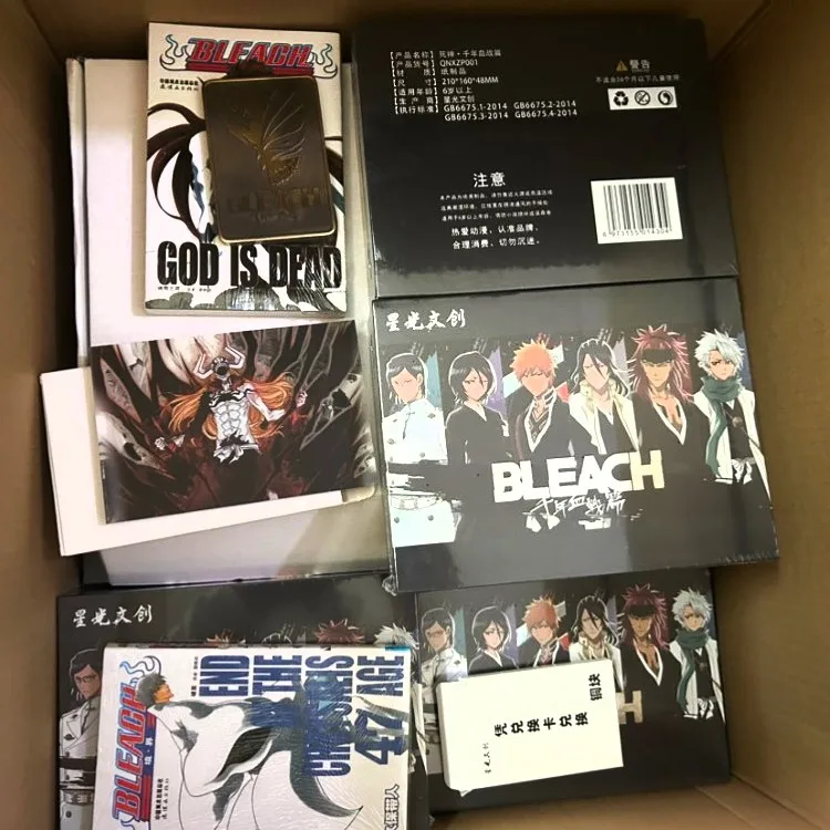 New Bleach Card Booster Box Anime Figures Kurosaki Ichigo Xg Zr Board Tcg Trading Card Games Cartas For Child Kids Toys Gift